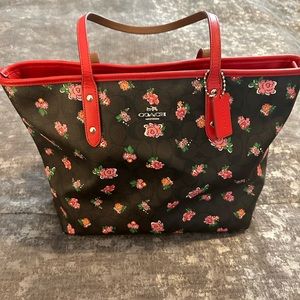 Coach Floral Tote